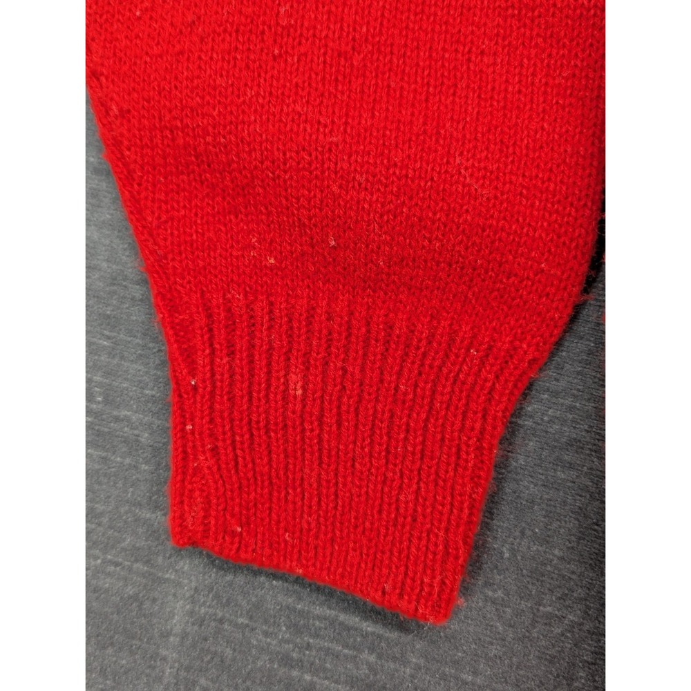 Vintage Middlebrook Park Sweater Red Holiday Ugly Sweater Grandma Core Size M - Picture 8 of 13